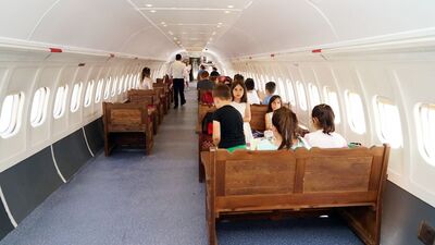 Dev yolcu uçağı Millet Kıraathanesine dönüştü