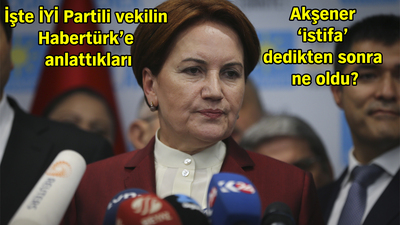 "Akşener 1 buçuk saat arabanın içinde kaldı, 2 araba önünü kesti"