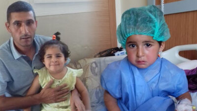 Mercek ameliyatı minik Kübra'yı gözünden etti