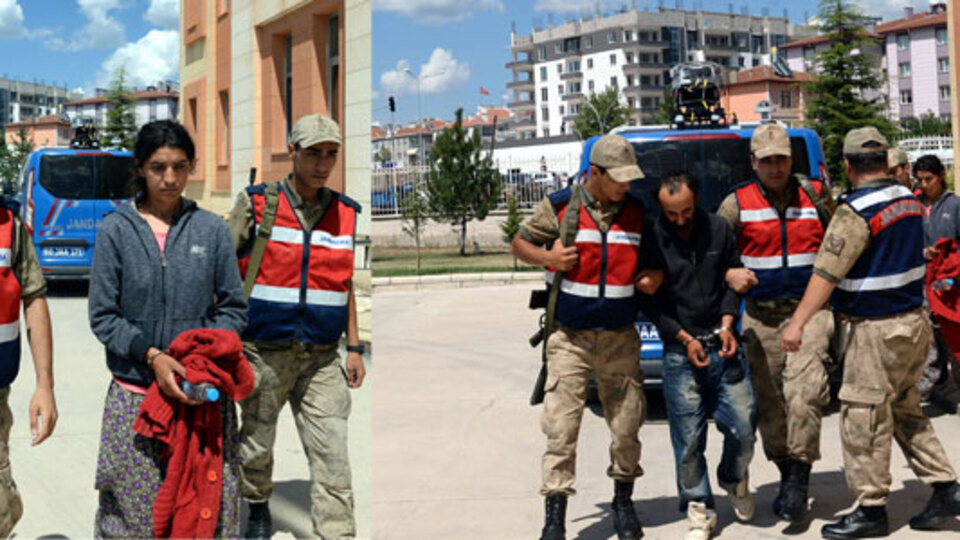 Kayıp Evrim'le ilgili flaş gelişme! Elleri kelepçeli getirildiler