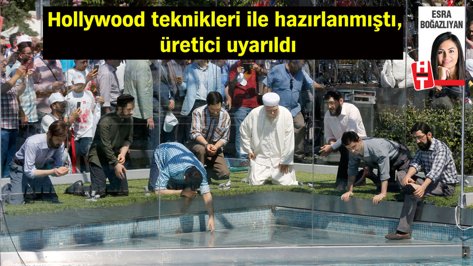 İBB önündeki darbe anıtı'nın başı düştü