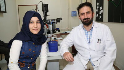 Genç kızın karanlık dünyası kornea nakli ile aydınlandı