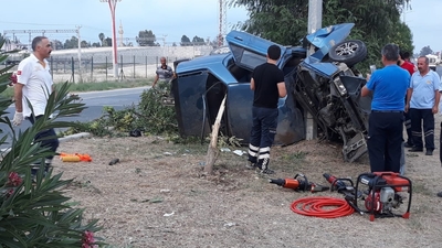 Mersin'de trafik kazası