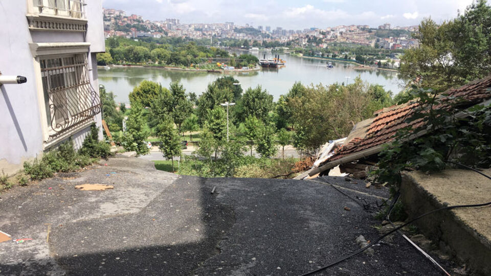 Sokaktaki görüntü ürkütücü!