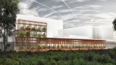 Geri dönüştürülmüş kağıttan dış cephe tasarımı