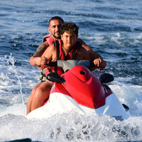 Baba oğulun tatil keyfi