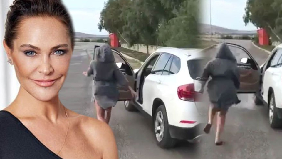 Hülya Avşar'ın araçtan inip yaptığı dansa inceleme