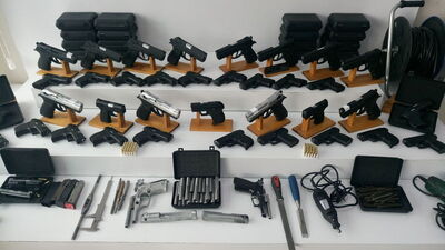 Silah imalathanesine operasyon: 10 kişi tutuklandı