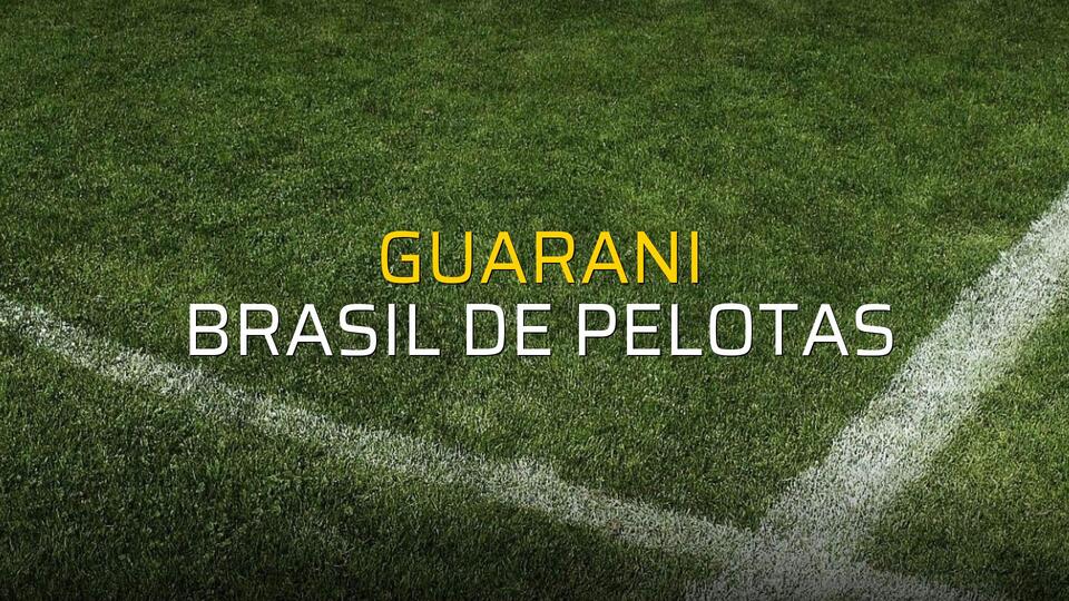 Guarani - Brasil De Pelotas sahaya çıkıyor