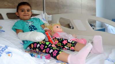 Sağlık Bakanlığının seferber olduğu küçük Zeynep taburcu oldu