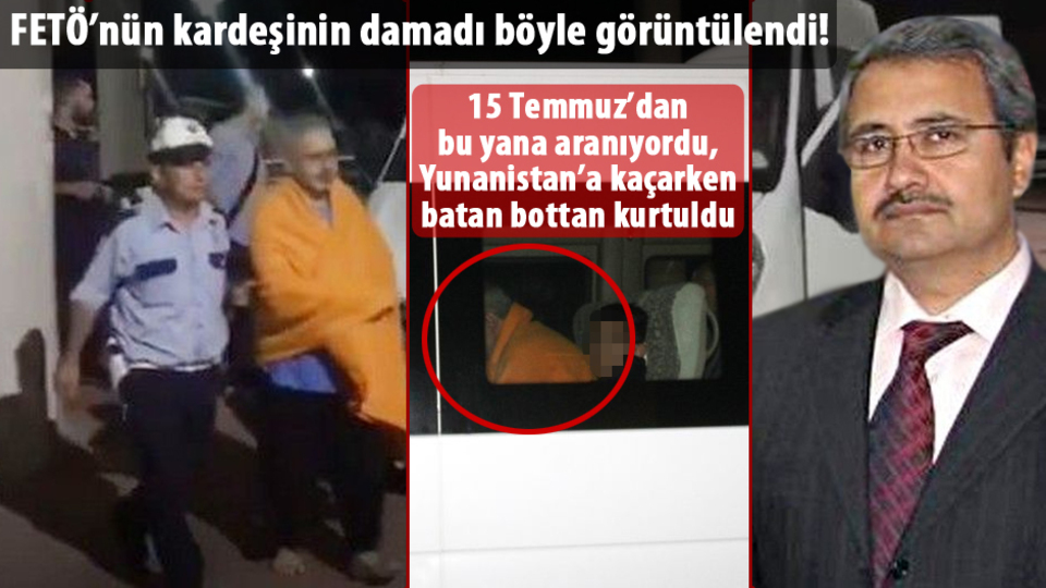 Fethullah Gülen'in kardeşinin damadı Ayvalık'ta batan bottan çıktı
