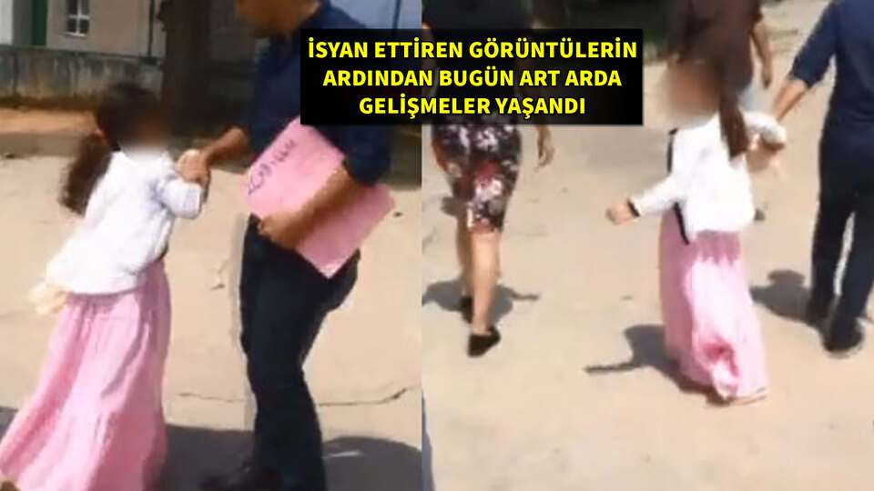 Küçük kızı icra yoluyla almışlardı!