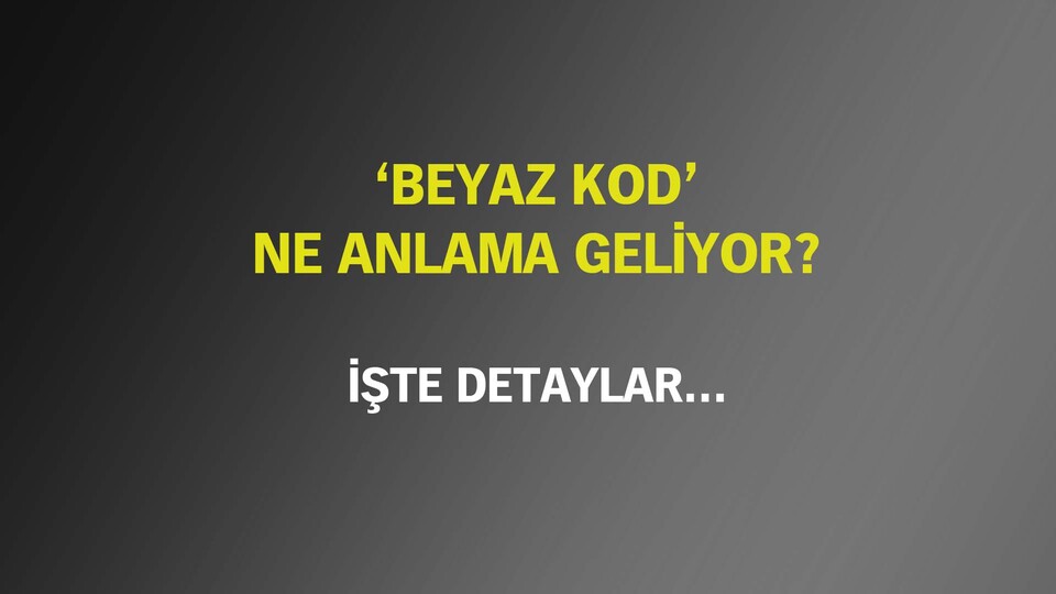 Beyaz kod nedir?