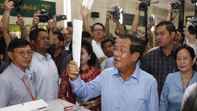 Kamboçya'da seçimi 33 yıldır ülkeyi yöneten Hun Sen kazandı!