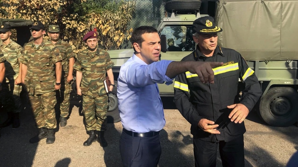 Çipras yangın bölgesini ziyaret etti