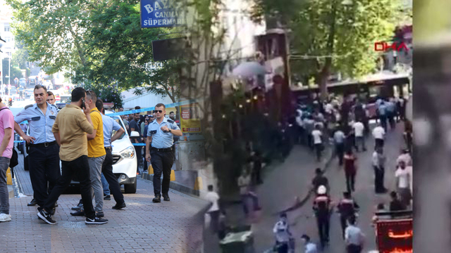 Yer: İstanbul... Ortalık bir anda savaş alanına döndü