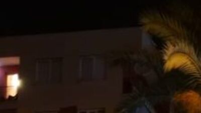 Park halindeki tur otobüsüne molotofkokteylli saldırı