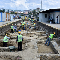 İşte Haydarpaşa'da çıkan tarihi kalıntılar
