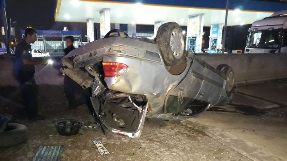 Başkentte trafik kazası: 2 kişi yaralandı