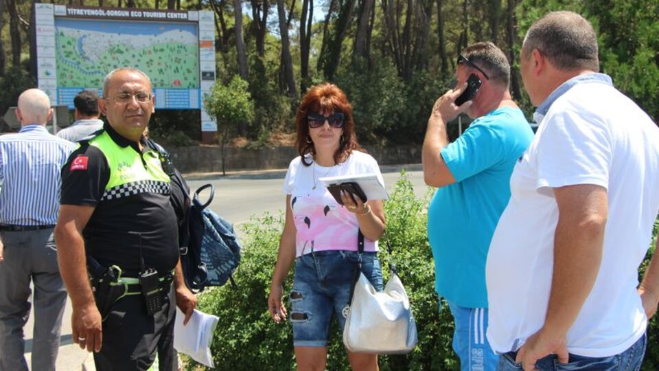 Trafik kazasında dil krizi