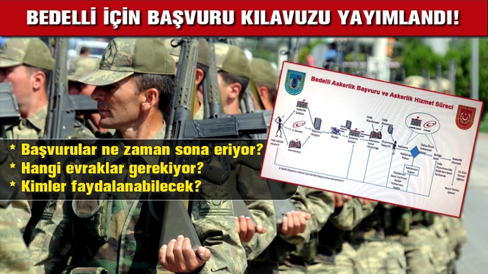 Bedelli askerlik başvuru kılavuzu yayımlandı