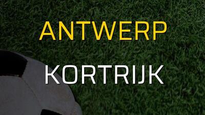 Antwerp - Kortrijk maçı öncesi rakamlar