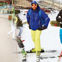 Felci yendi kayak hocası oldu