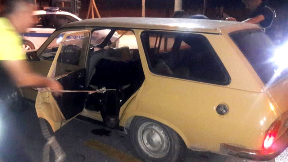 Polisin durdurduğu otomobilden 400 kiloluk dana çıktı