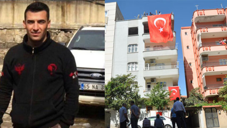 Şehit polis tekbir sesleri ile uğurladı