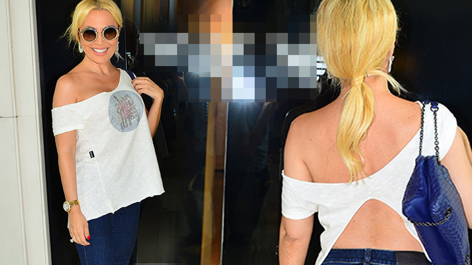 "Sırt dekoltemi de çekin"