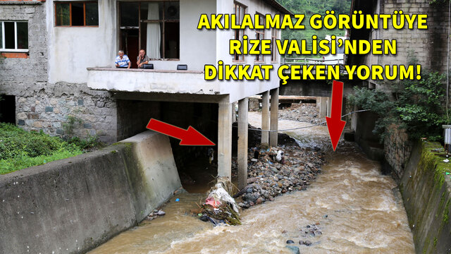 Sel ve heyelanın vurduğu Rize'de isyan ettiren olay!