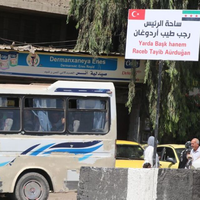 Afrin sokaklarına Erdoğan'ın adı verildi