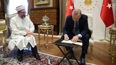 Erdoğan kurbanını o kuruma bağışladı!