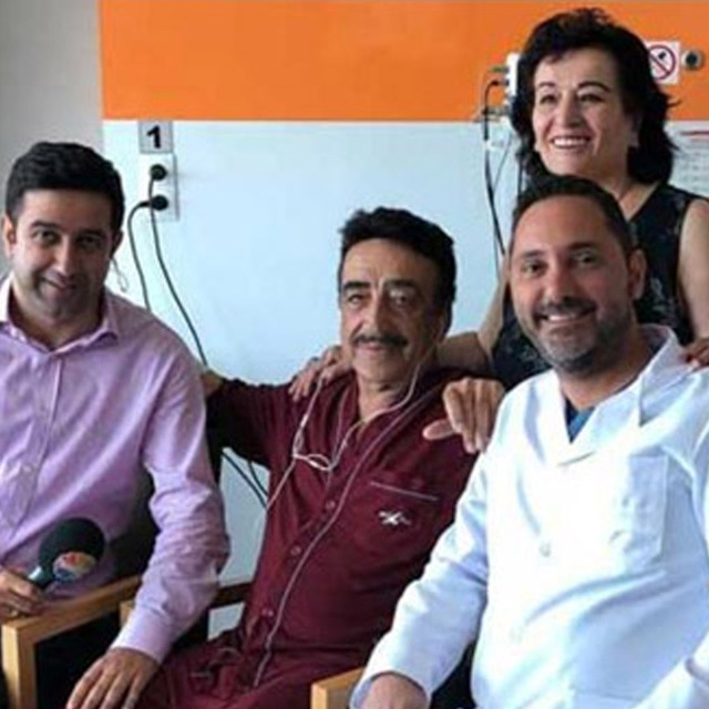 Hastane odasından ilk fotoğraf!
