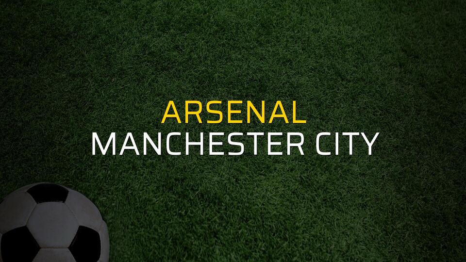 Arsenal - Manchester City maçı istatistikleri