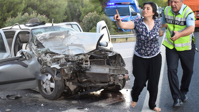 Kaza yapan çiftin kimliği şoke etti!