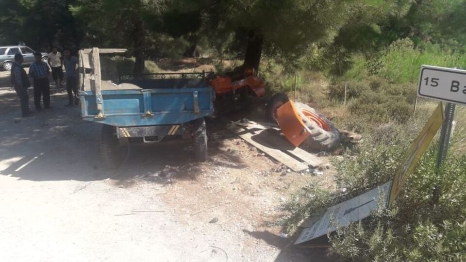 İzmir'de traktör kazası! 2 kişi hayatını kaybetti