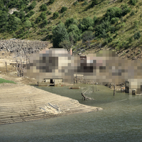 Baraj suları çekilince ortaya çıktı