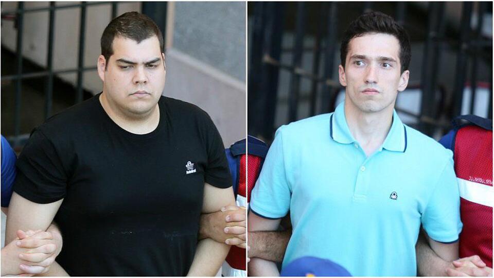 Tutuklu 2 Yunan askeri için karar