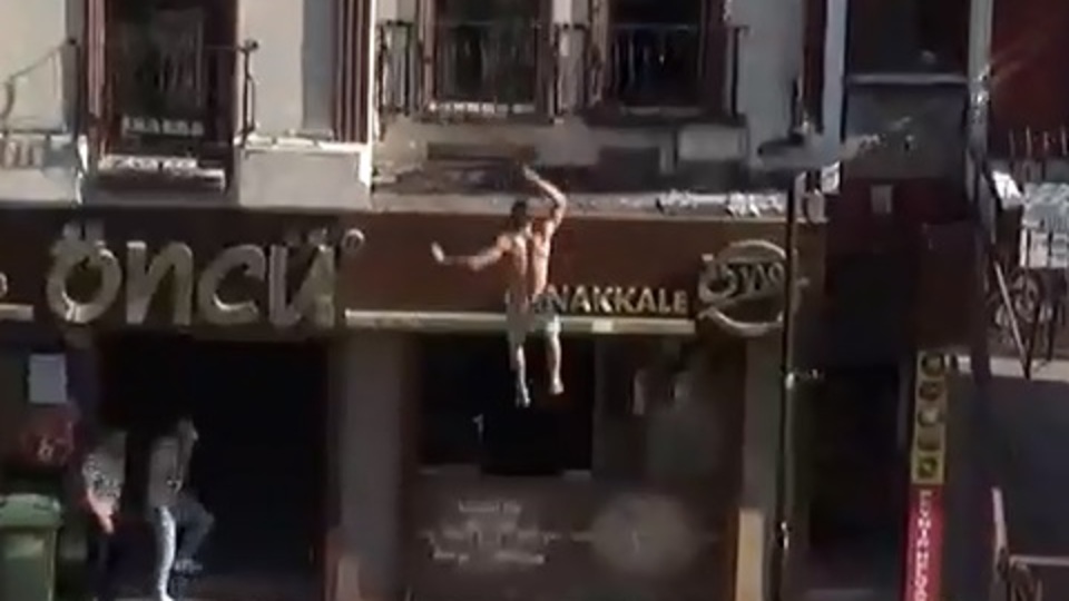 Yürekleri ağza getiren görüntü!