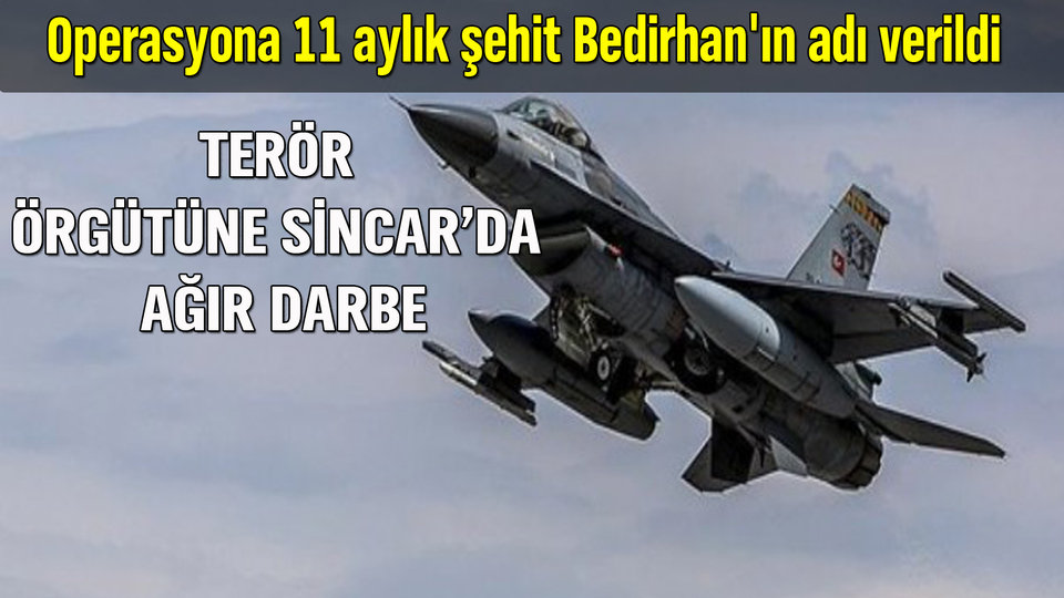 Terör örgütüne Sincar'da büyük darbe!