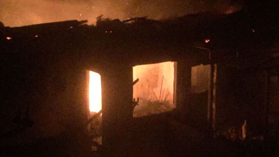 Artvin'de ev yangını