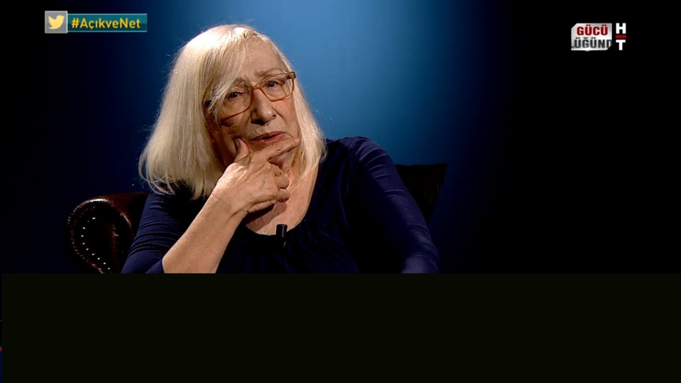 Alev Alatlı: Erdoğan'ı eleştiren aydınlar ergen ve atarlıdır