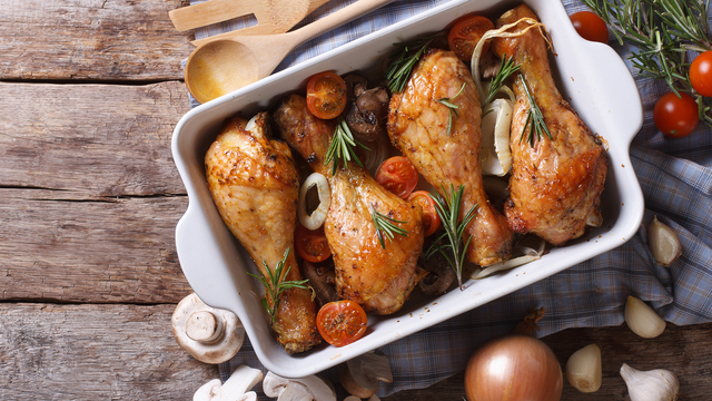 Fırında sebzeli tavuk tarifi!