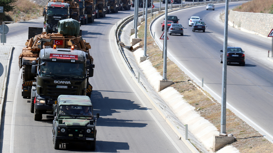 Suriye sınırına askeri sevkiyat