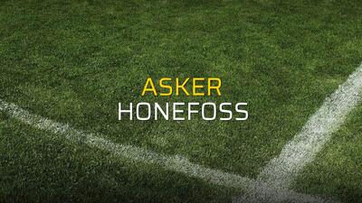 Asker - Honefoss maç önü