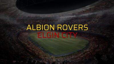 Albion Rovers - Elgin City karşılaşma önü
