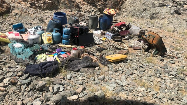 Terör örgütü PKK'ya ait mühimmat ele geçirildi
