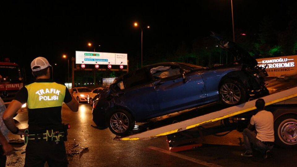 Taklalar atan araçta 1 kişi hayatını kaybetti