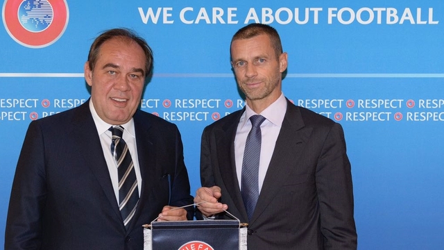 TFF'den Ceferin'e destek